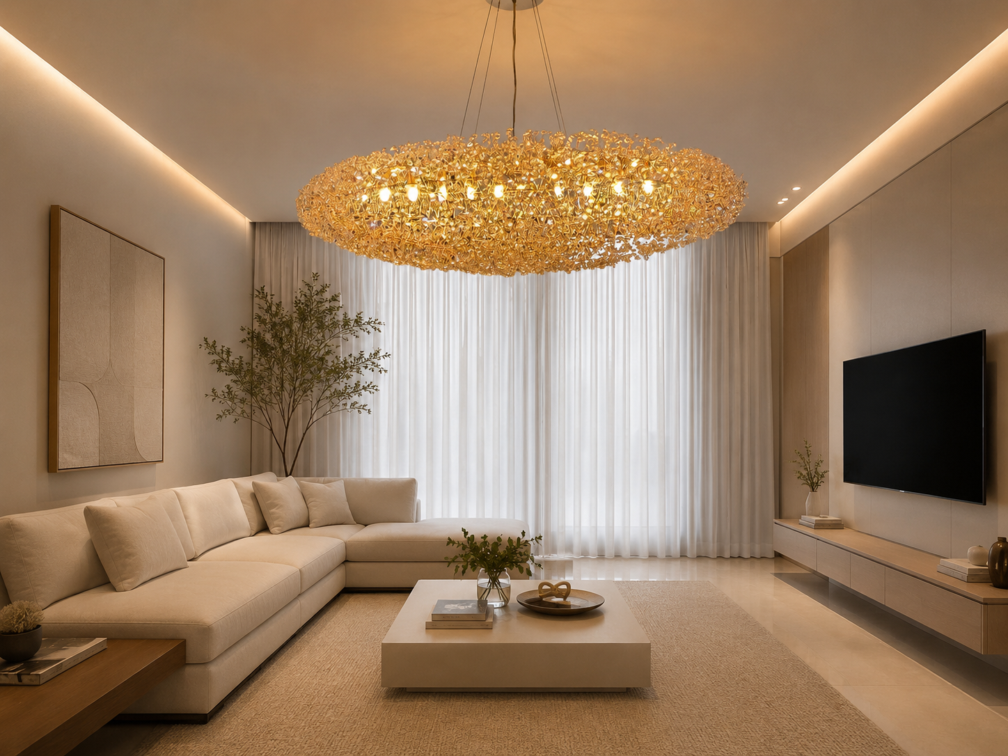 Lustre Cristal Zepellin 120